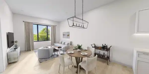 Image 4: Living-Dining- Residences 06