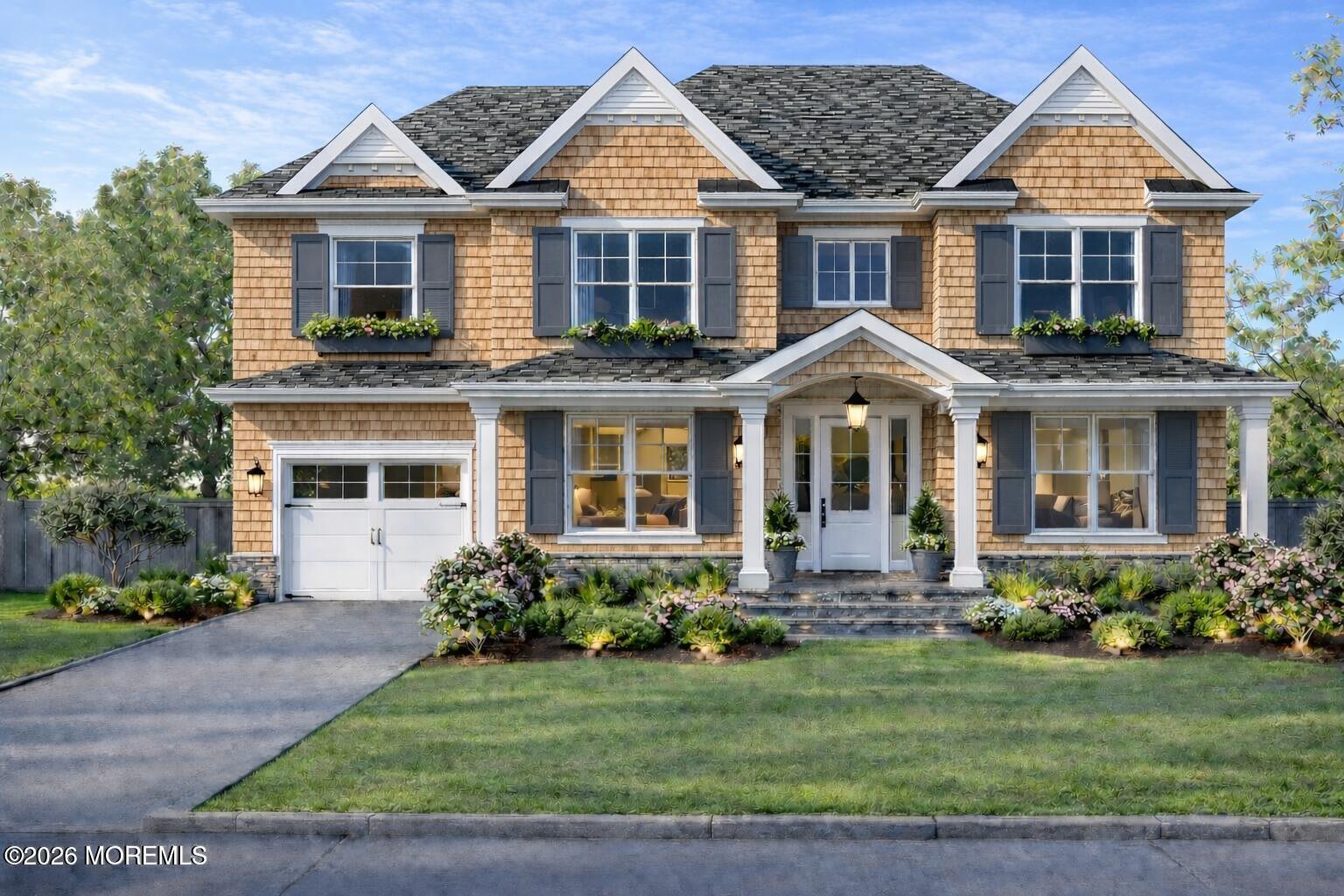 Image 2: 5 Oakwood Front Elevation Final Cedar