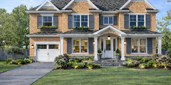 Image 2: 5 Oakwood Front Elevation Final Cedar