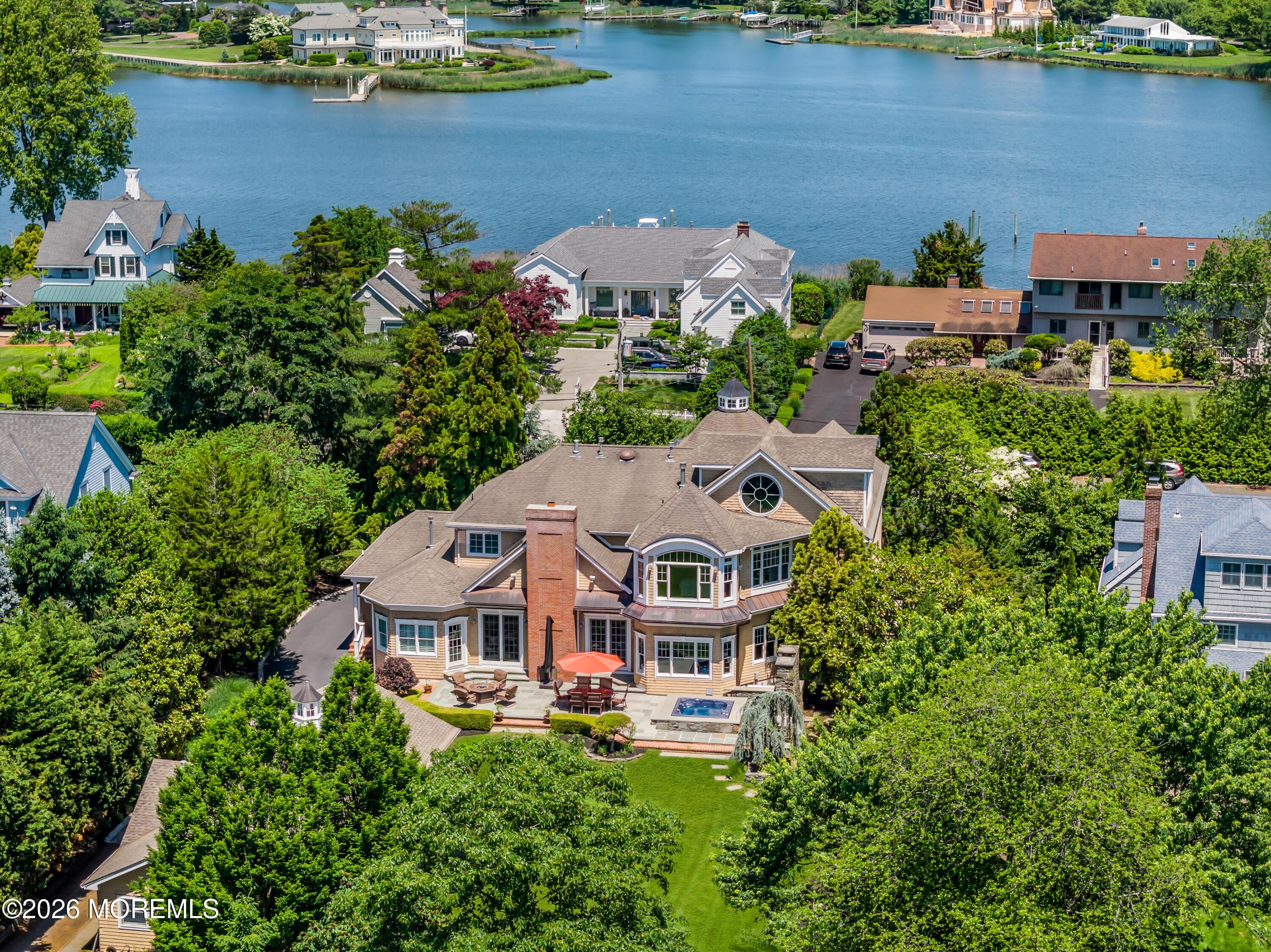 Image 2: Aerial View of back of home