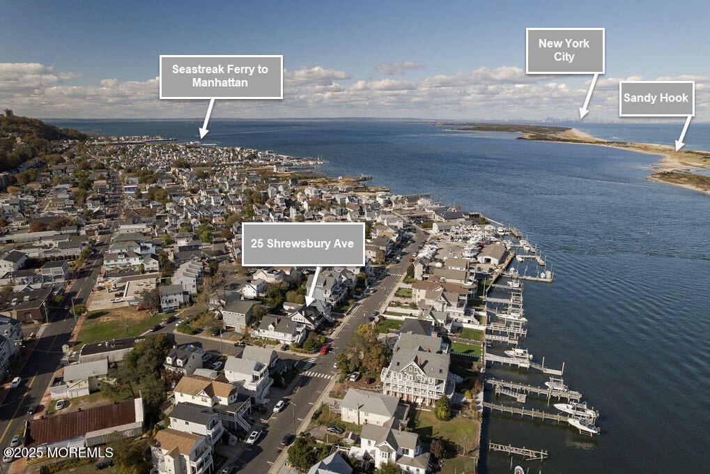 Image 1: 25 Shrewsbury Aerial Labeled