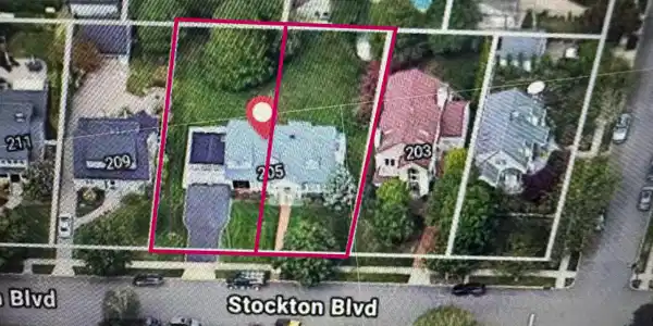 Image 2: Red lined aerial