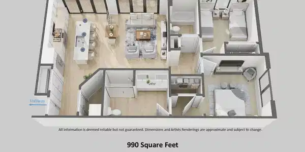 Image 3: Building #2 - Overhead Floor Plan A-1 -