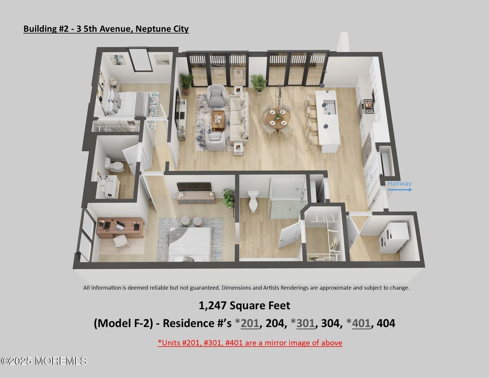 Image 4: Building #2 - Overhead Flor Plan F-2 MAI