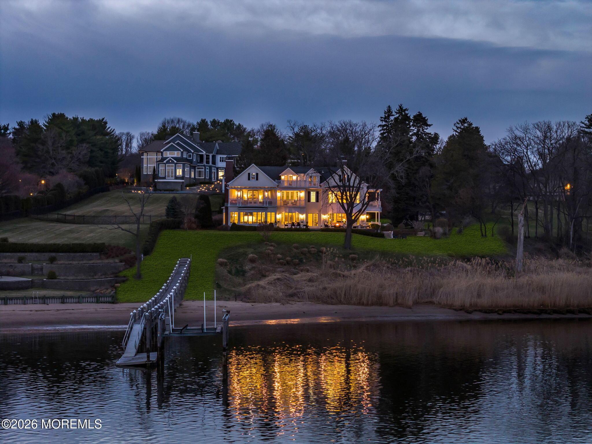 Image 4: Dusk at 734 Navesink River Rd