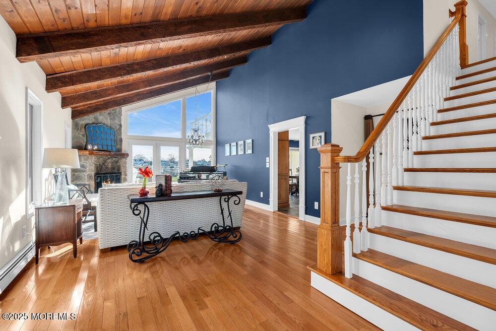 Image 3: stairs and living room