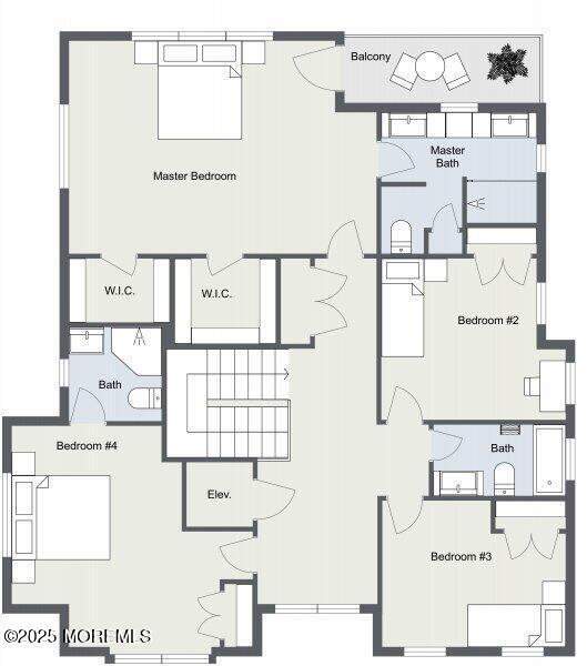 Image 4: Bedroom level 1