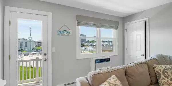 Image 3: Door to balcony with Marina Views