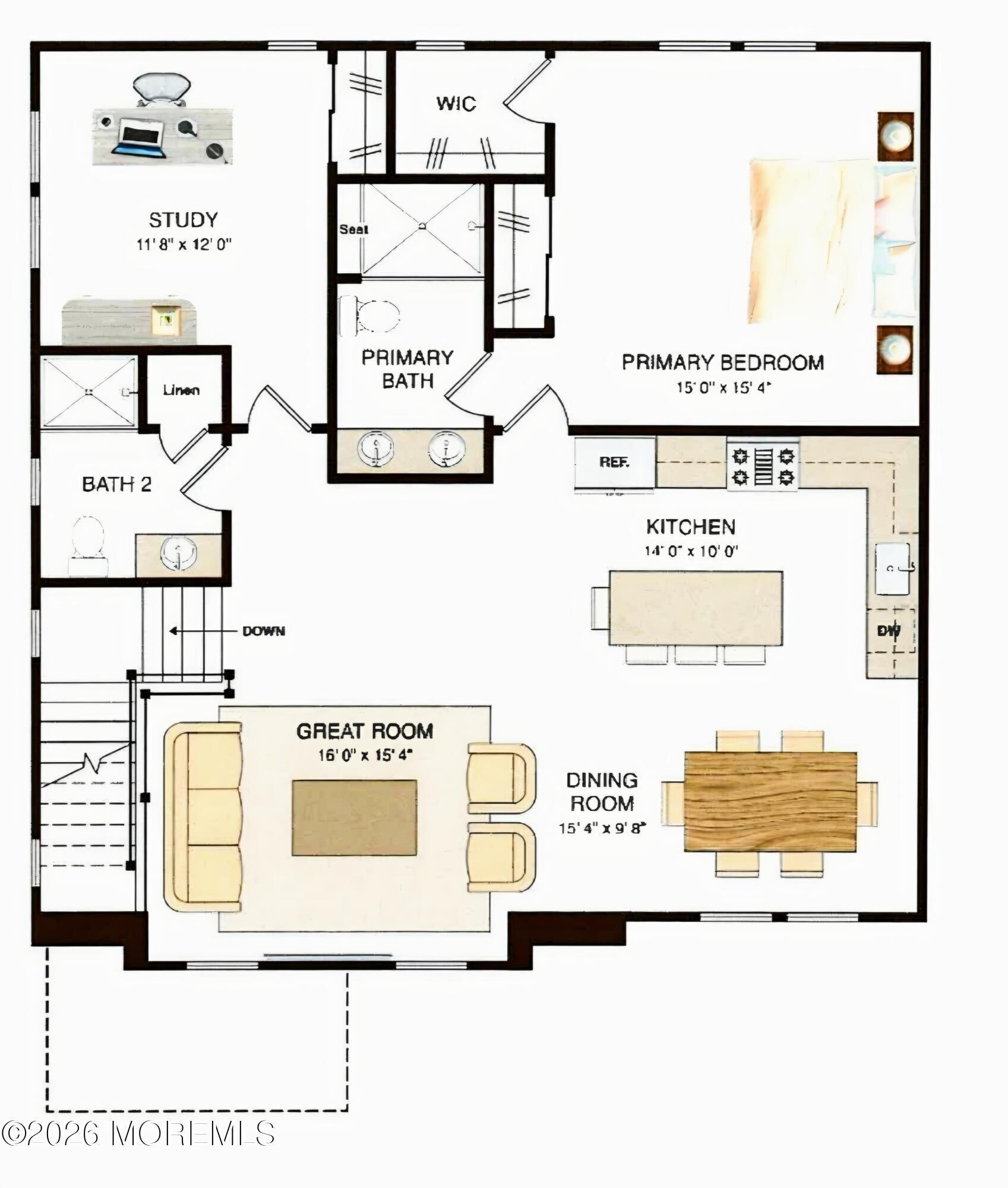 Image 3: Lauriston Carriage Floor Plan 2