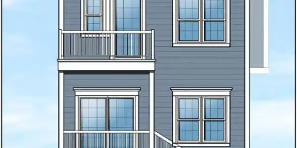 Image 2: 44 beers 02_Unit_A_Rear_Elevation