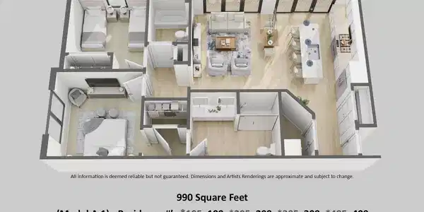 Image 4: Building #2 - Overhead Floor Plan A-1