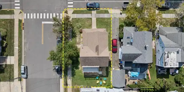 Image 4: drone shot of property
