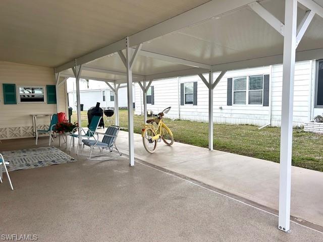 Image 2: View of patio