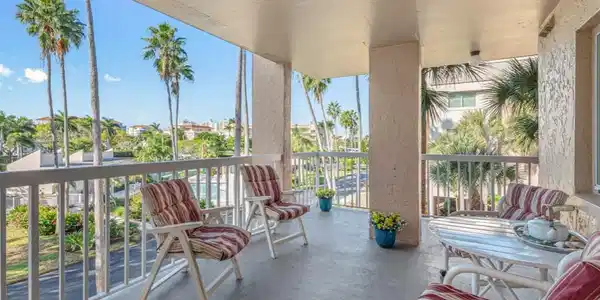 Image 3: Open Air patio to see pool and sunsets