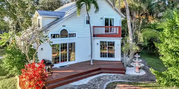Image 3: Back of Home Overlooking the Water