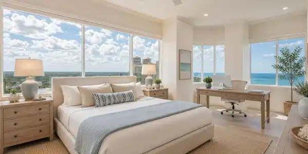 Image 4: AI modernization of Master Bedroom