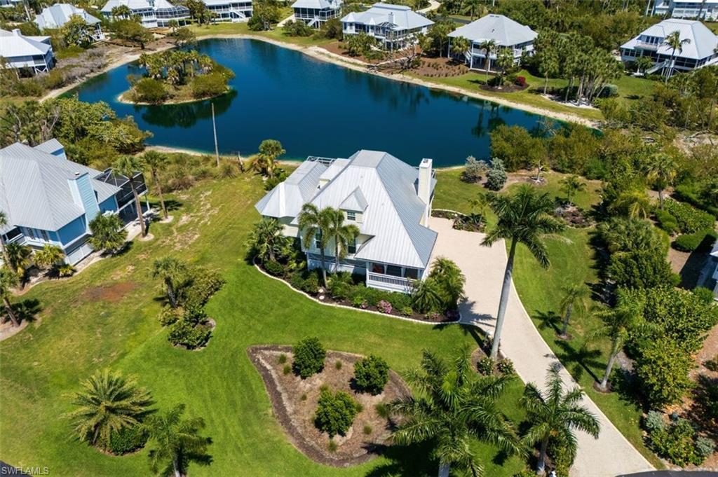 Image 4: Aerial of Lakefront Home