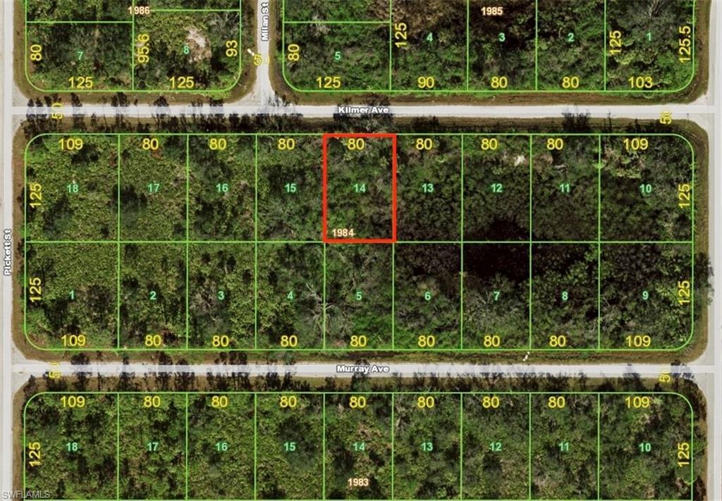 Image 1: Aerial map of property and surrounding area