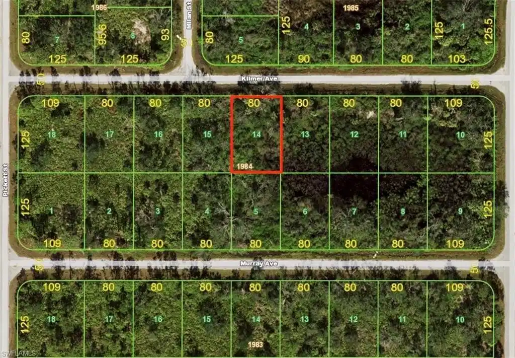 Image 1: Aerial map of property and surrounding area