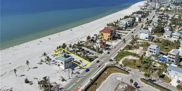 Image 4: Bird's eye view of expansive beach - Virtually Edited Image