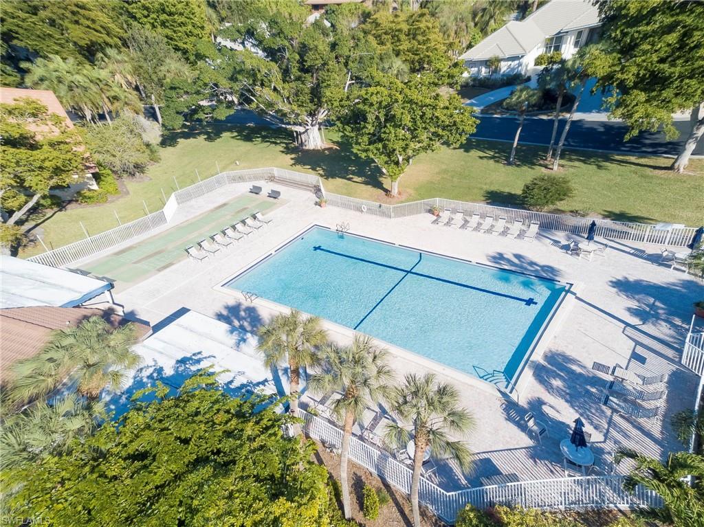Image 4: Aerial view of a pool area