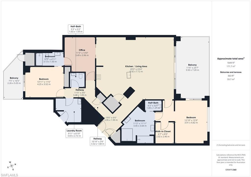 Image 2: View of floor plan / room layout