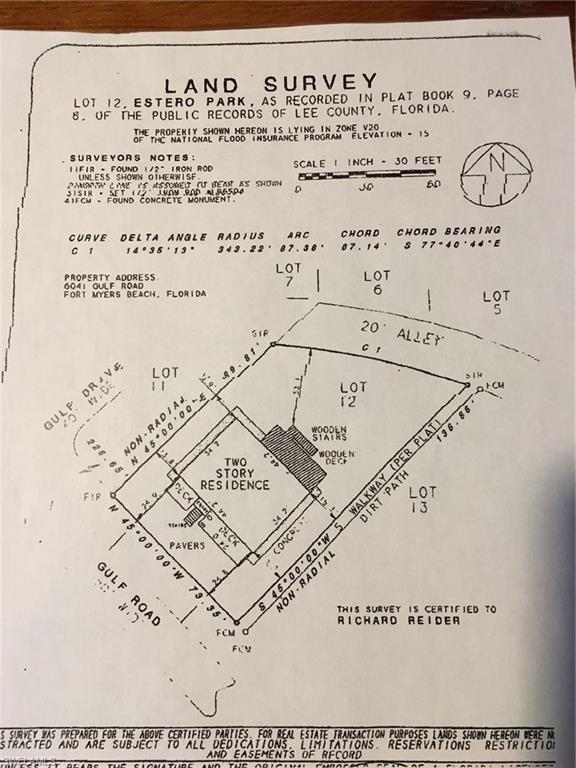 Image 3: survey of lot