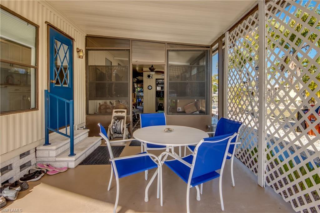 Image 4: Sunroom with outdoor  patio, and entry steps