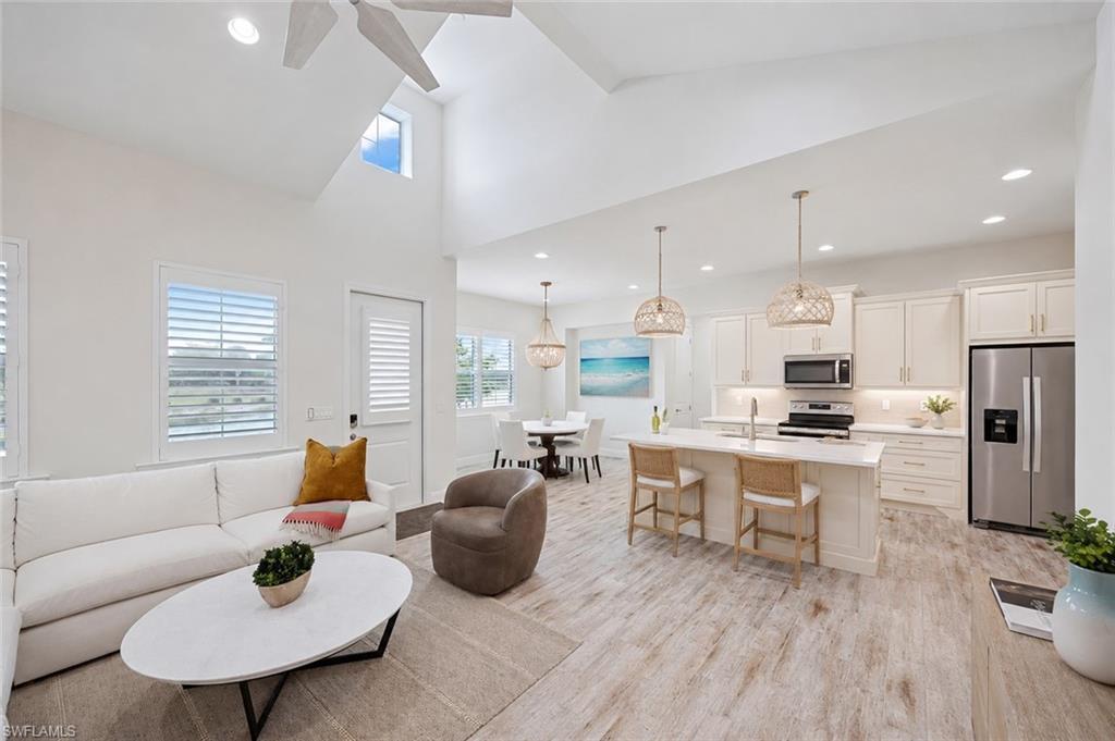 Image 2: AI generated photo showing lighter cabinetry and coastal fixtures.