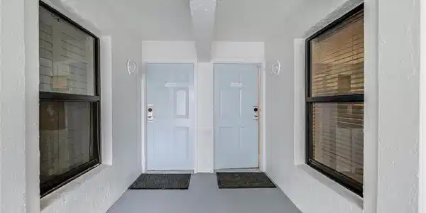 Image 2: View of entrance to property