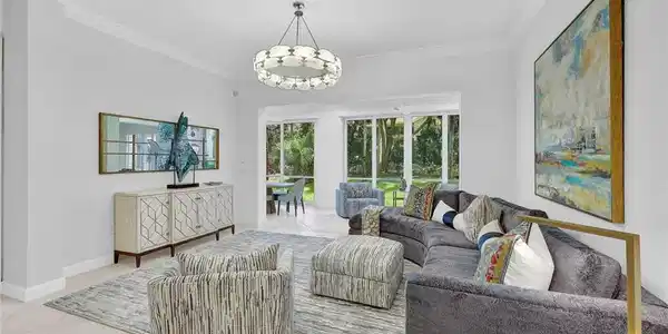 Image 2: Family and friends will comfortably gather in this refined space.