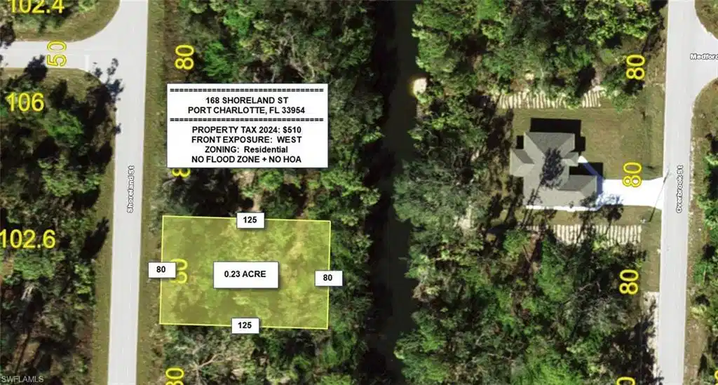 Image 1: Map / location featuring property parcel outlined