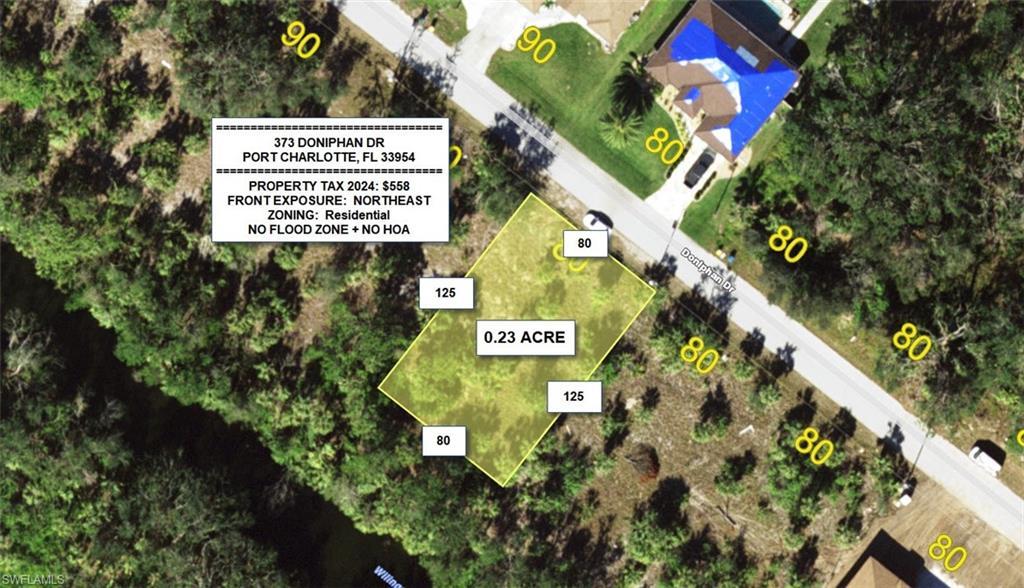 Image 1: Map / location featuring property parcel outlined
