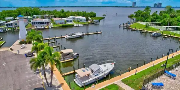 Image 2: Drone / aerial view of a large body of water