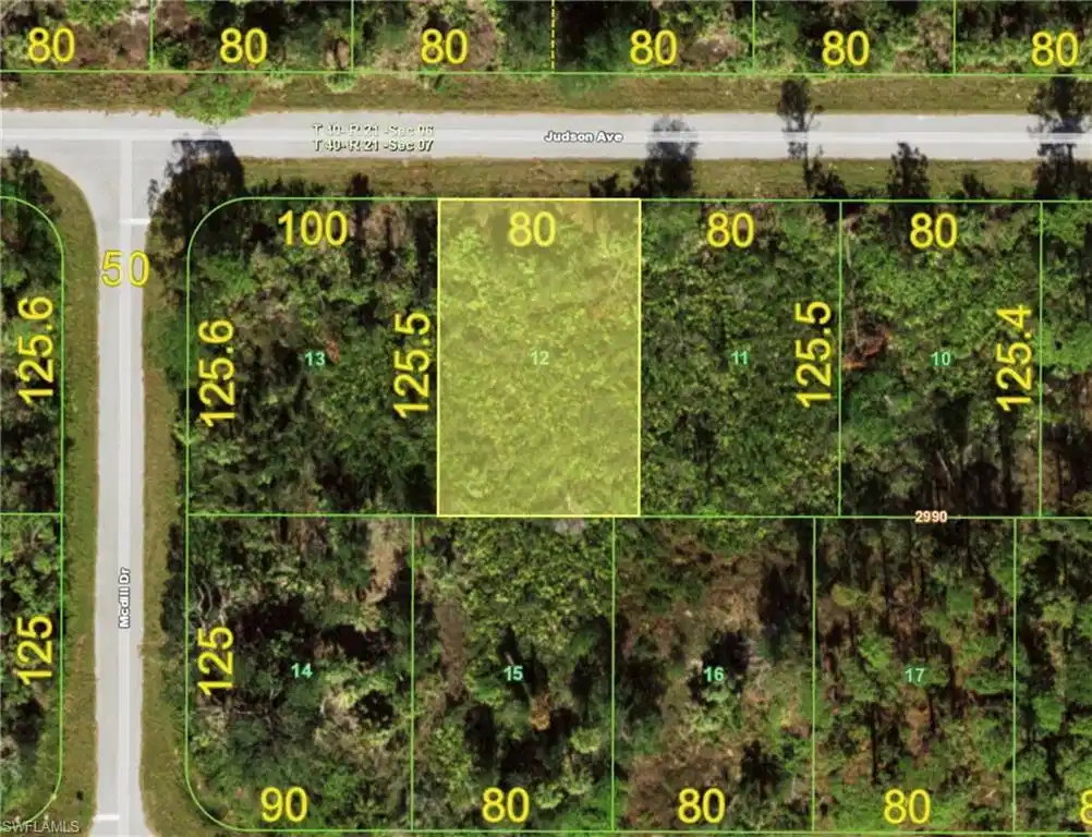 Image 1: Aerial map of property and surrounding area