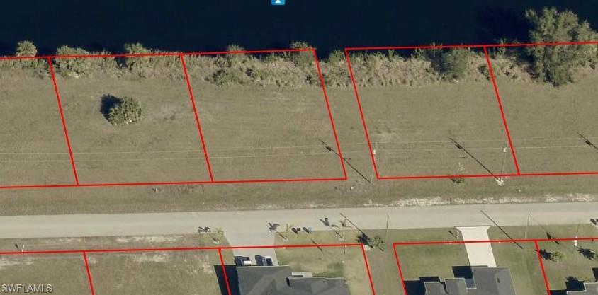 Image 1: Aerial view of property's location with property parcel outlined