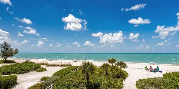 Image 2: Gulf view from the primary balcony