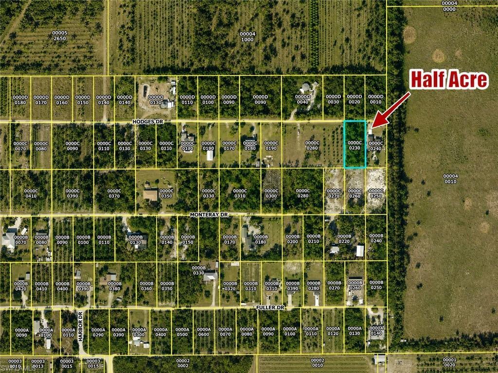 Image 2: Property Map. Indicating the parcel of land and surrounding areas