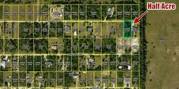 Image 2: Property Map. Indicating the parcel of land and surrounding areas