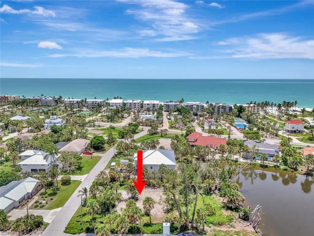 Image 1: Drone / aerial view of a nearby body of water