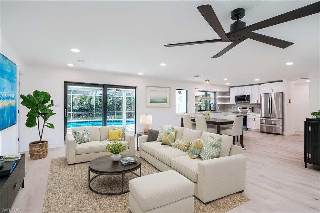Image 3: Virtually Staged Living Room