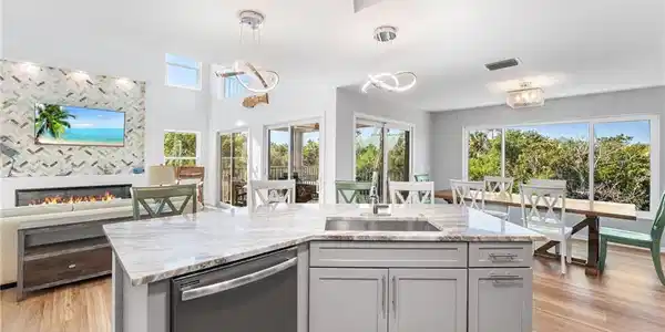 Image 3: A beautifully updated kitchen designed for everyday ease and effortless entertaining.