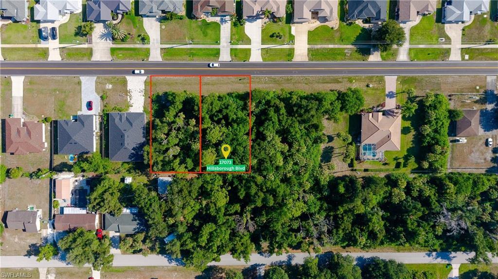 Image 1: Vacant land parcels featuring mature trees and street frontage