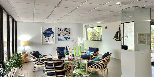 Image 4: Waiting area in the front lobby.