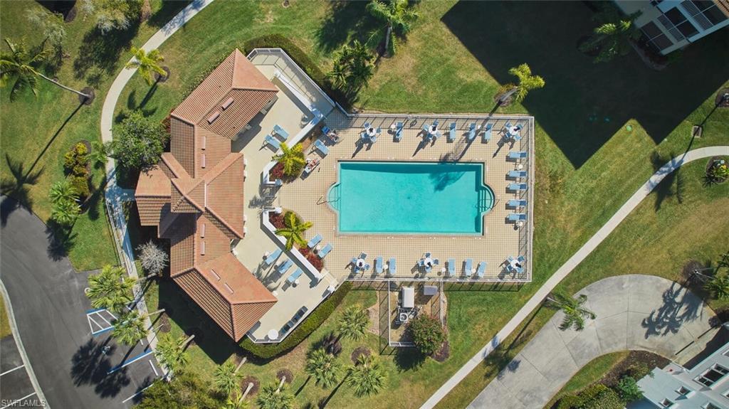 Image 2: Aerial view of a pool