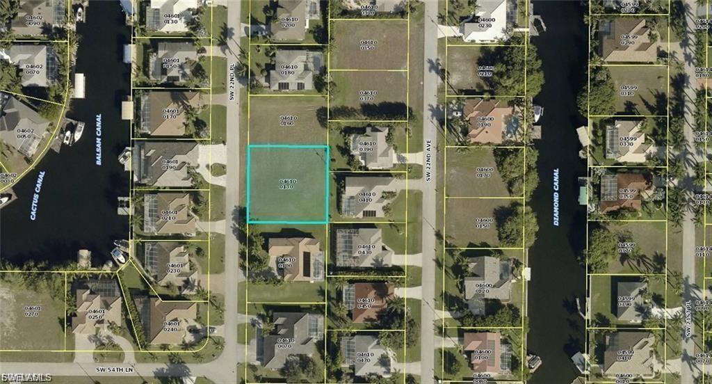 Image 2: Aerial overview of property's location featuring property boundaries highlighted