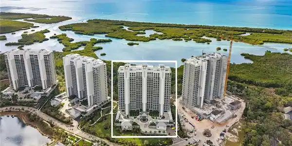 Image 3: Bird's eye view of a large body of water