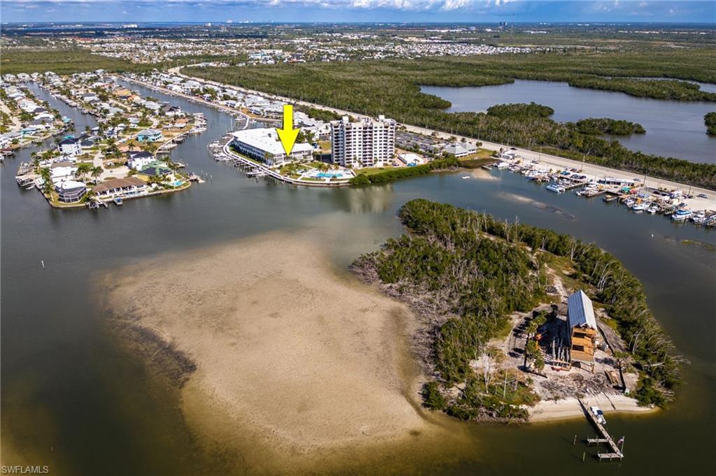 Image 3: Bird's eye view of a nearby body of water