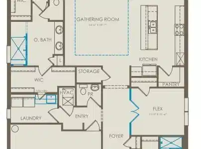 Image 2: Floor plan with structurals