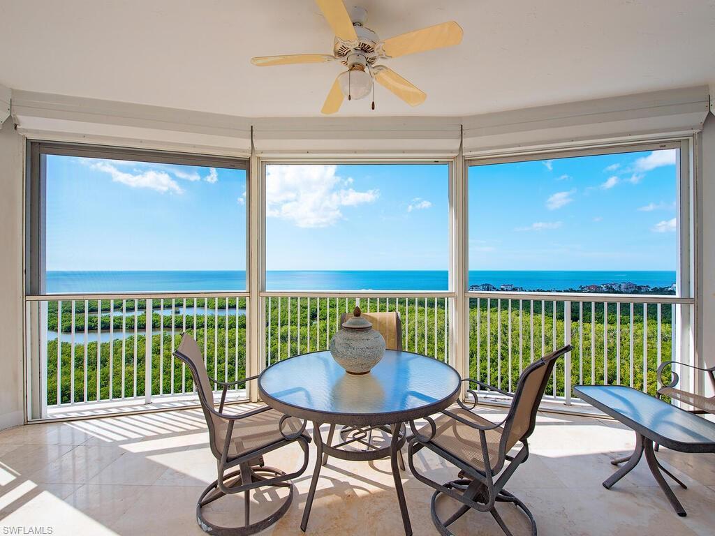 Image 3: TERRACE FACING GULF AND SUNSETS